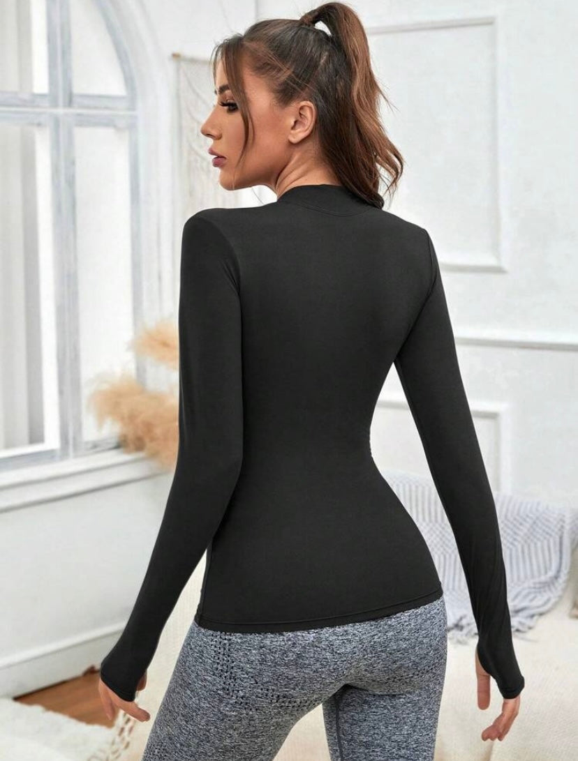 Women's Solid Color Long Sleeve Sweatshirt